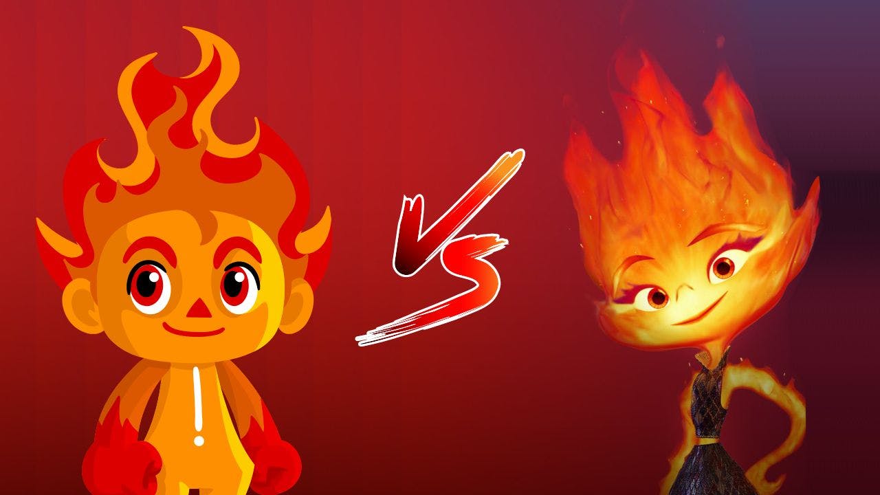 Pixar's elemental character Ember has a sheer resemblance to our Ember!